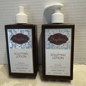 Lot 2 Saphira Sculpting Lotion For All Hair Types Healthy Shiny Strong Hold  8.5